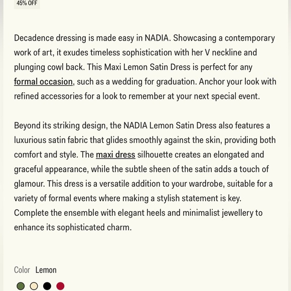 Meshki Nadia dress with back cowl - Picture 3 of 3